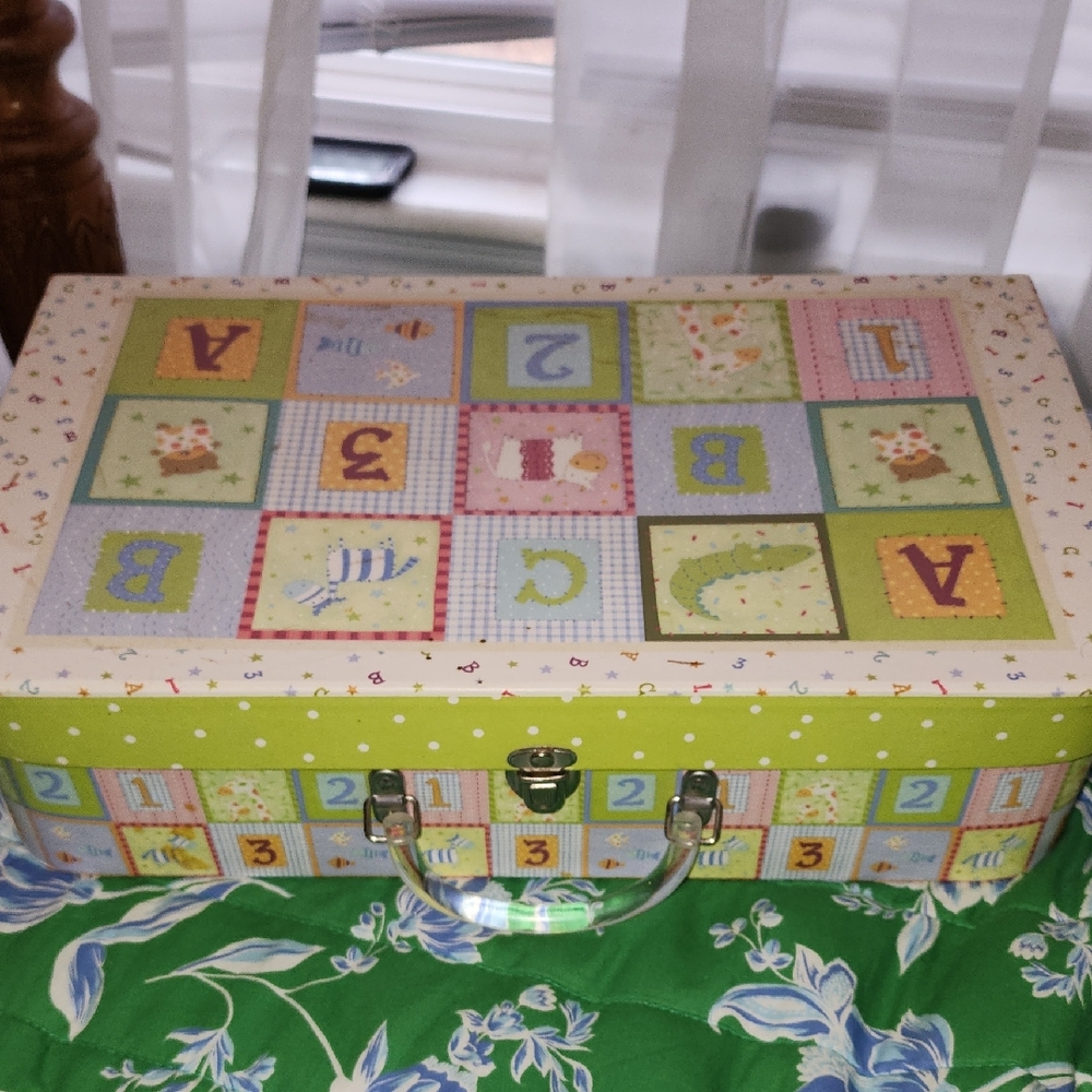 Colorful Alphabet Kids Storage Box